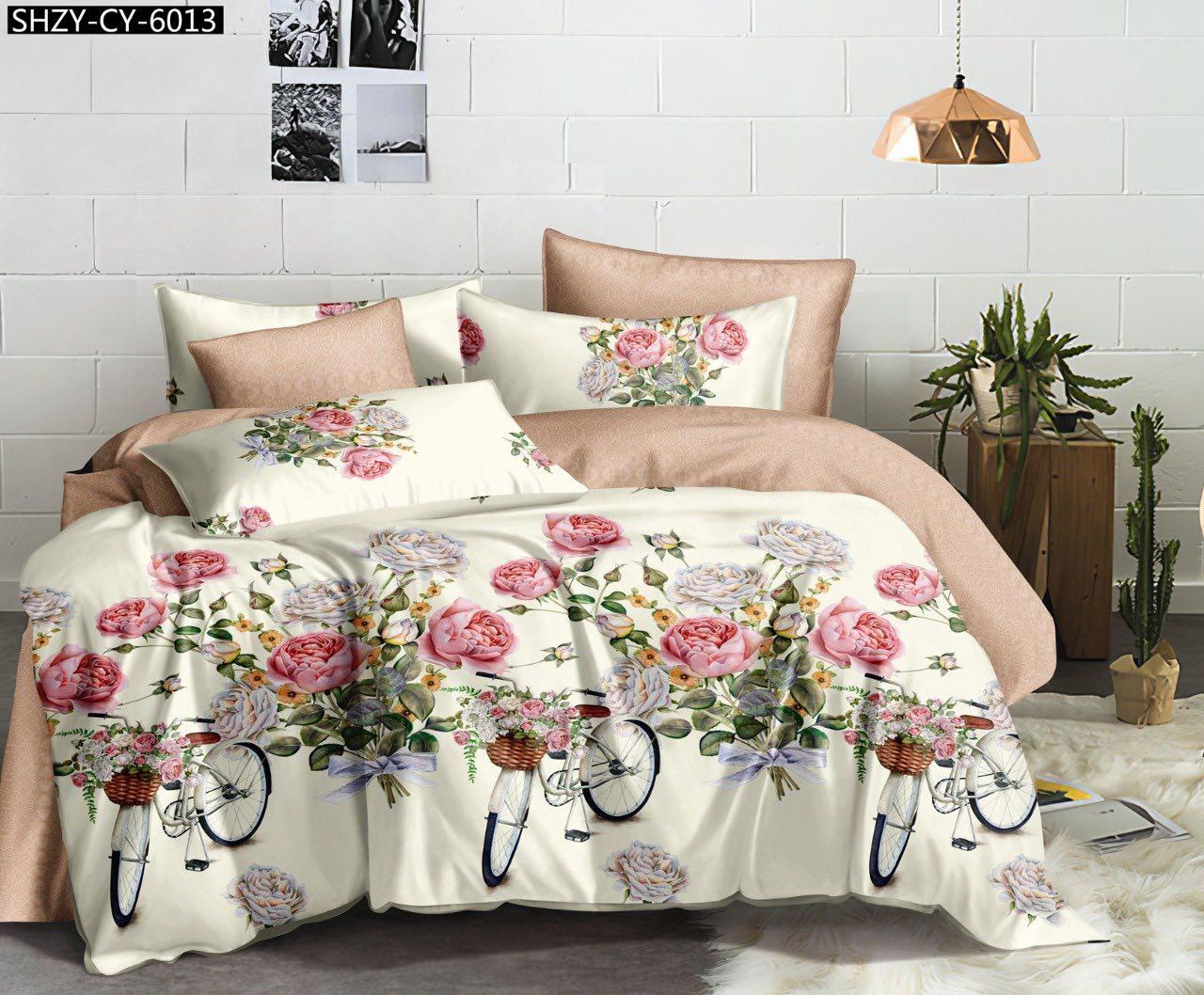 Двоспальний розмір постільна білизна «Бутони квітів», фото 1