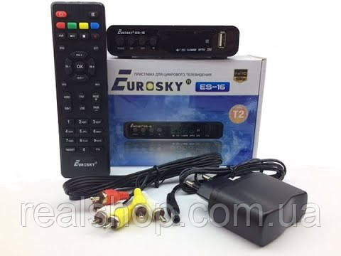 Цифровий ефірний ресивер Eurosky ES-16 DVB-T2
