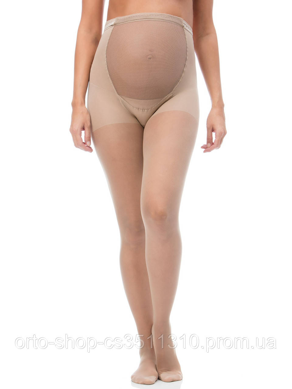 Компрессионные женские колготки для беременных Relaxsan Basic 70 Ден с регулируемым поясом 5 Бежевые Арт. 790 - фото 6 - id-p1396368854