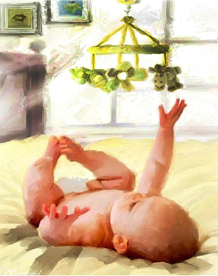 Картина алмазами My Art Мій рідний малюк (MRT-TN949) 40 х 50 см (На підрамнику)