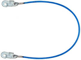 Строп зі сталевого троса з двома малими карабінами 1CT1