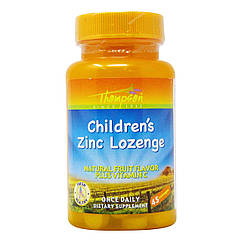 Thompson Children's Zinc with Vitamin C 5 mg, Цинк для дітей (45 шт.)