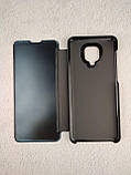 Чохол-книжка Clear Mirror для Xiaomi Redmi Note 9 Pro black, фото 3
