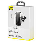 Автотримач із функцією бездротового заряджання Baseus Explore Wireless Charger Gravity Car Mount（15W）Black, Tra, фото 10