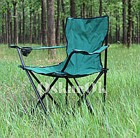 Кресло раскладное туристическое с подстаканником Паук, Кемпинговый складной стул для рыбалки, пикника и отдыха