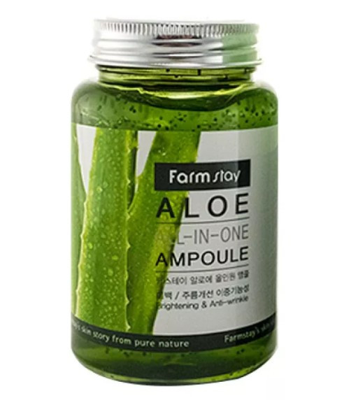 Багатофункціональний засіб з алое Farmstay Aloe All in one Ampoule 250 мл