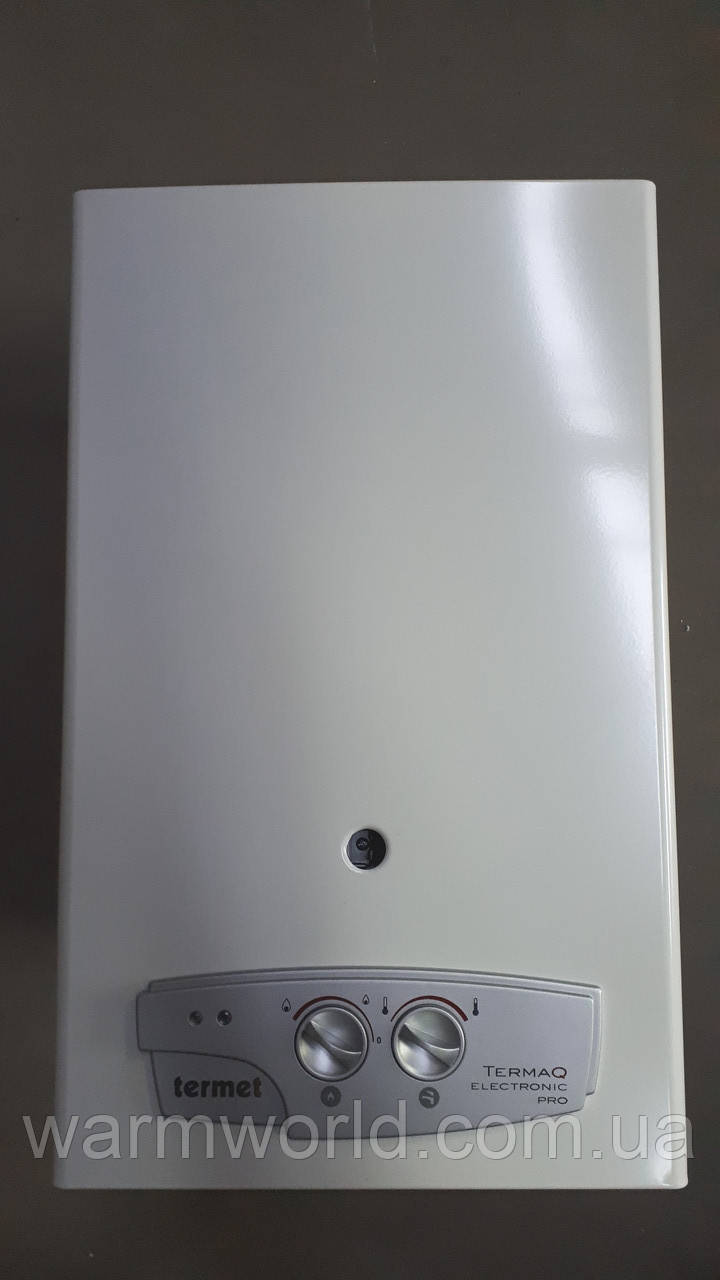 Газова колонка Termet GE-19-02 електро TERMAQ ELECTRONIC PRO на батарейках R20 x 2