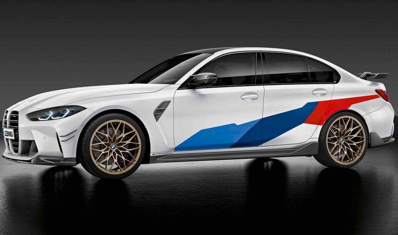 Акцентні наклейки M Performance для BMW M3 G80