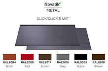 Фальцева покрівля Novatik METAL CLICK SILENT High Coat 588 мм, фото 4