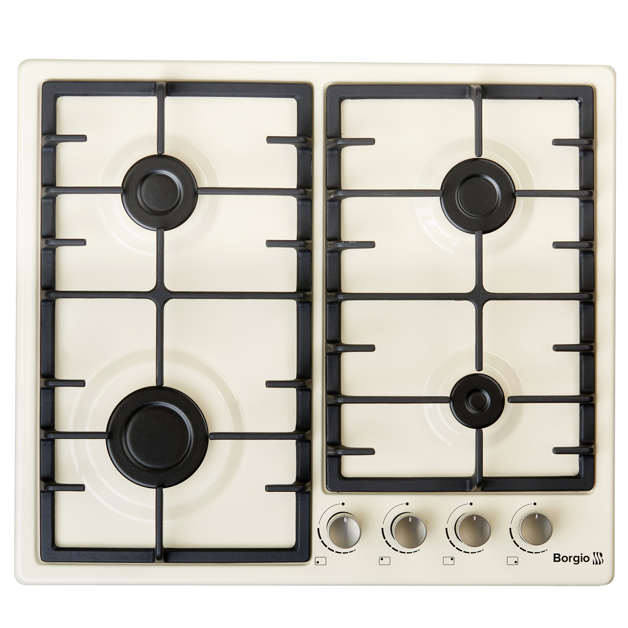 Варильна поверхня газова BORGIO 6940-15 (Ivory Enamelled) FFD