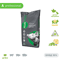 БМВД для поросят свиней до 12кг протеїновий концентрат AVA PRO Prestart 30% престартер