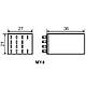 Проміжне реле АСКО-УКРЕМ МY4 (DC 12 V) (A0090010025), фото 2