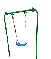 Детские качели для дома с пластиковым сидением,одноместные, фото 3