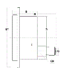 Манометр фланцевий (гліцериновий) DN 100 G 1/2" 250 bar, фото 3