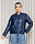 Куртка - бомпер жіноча демісезонна, є батал, арт. 310, колір темно синій, фото 5