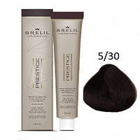 Краска для волос Brelil Colorianne Prestige 5/30 светлый золотистый шатен 100 мл