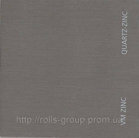 Quartz Zinc Vmzinc Umicore France. Кварц цинк Цинк-титан патинований світло-сірий Франція