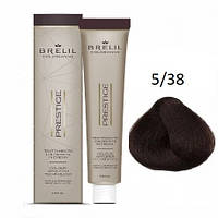 Фарба для волосся Brelil Colorianne Prestige 5/38 світлий шоколадний шатен 100 мл