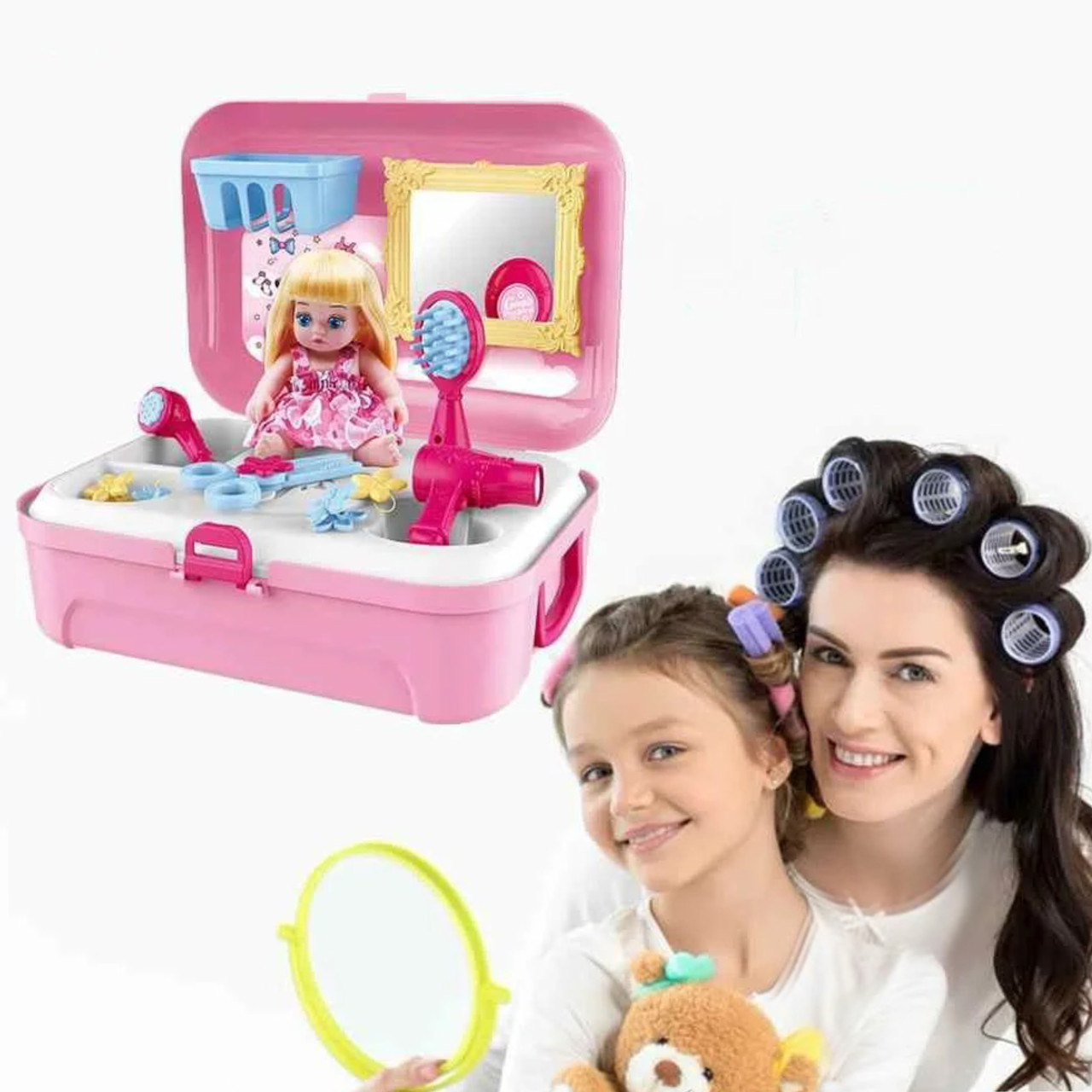 Портативний рюкзак Cosmetics toy ⁇ Ігровий набір для дівчинки ⁇ Ігровий набір дитячий для принцеси рюкзак