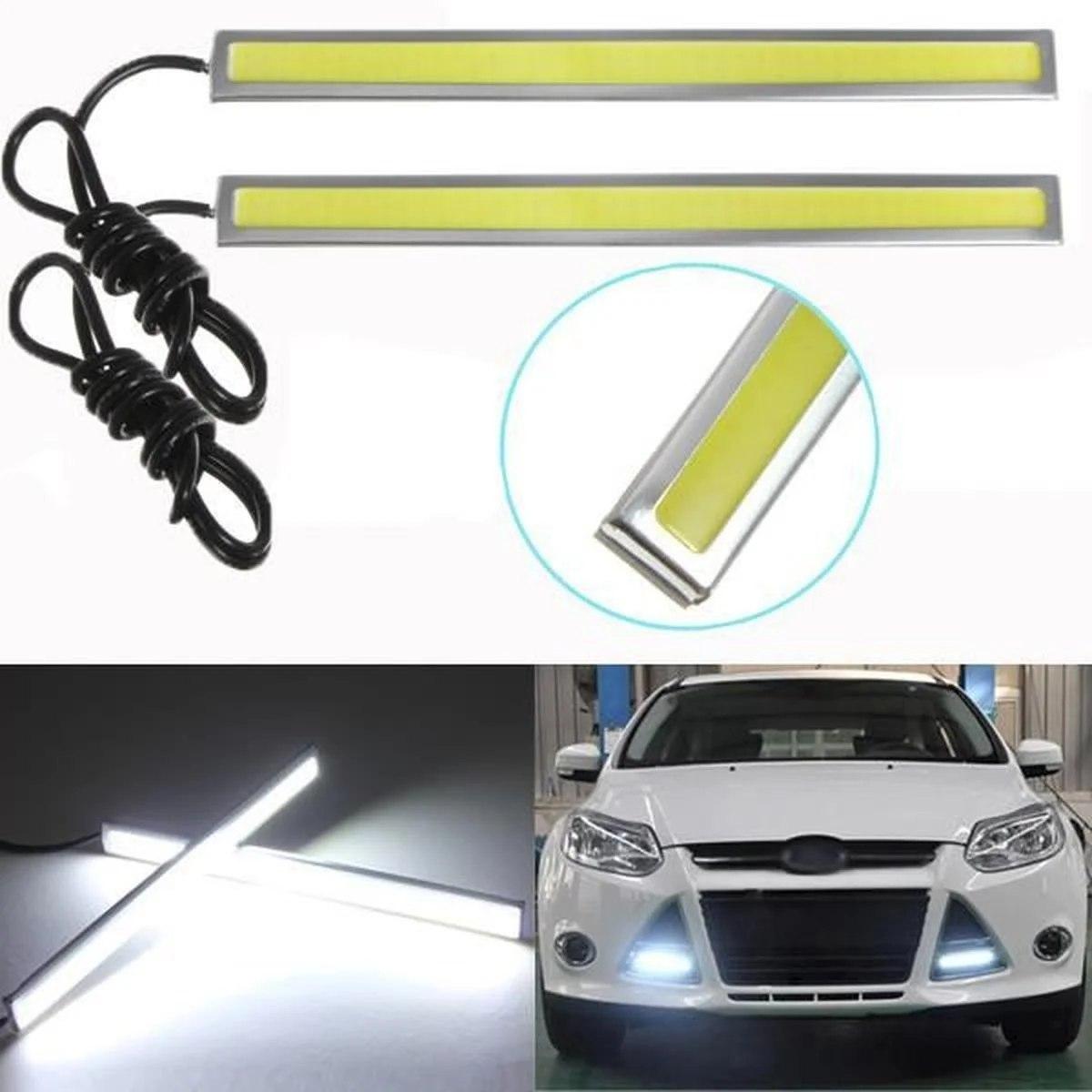 Потужна світлодіодна підсвітка авто LED ⁇ Ходові вогні гасять світло ДХО DRL 170A ⁇ dutime running light