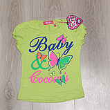 Футболка для дівчинки, Ошатна футболка 104, фото 2