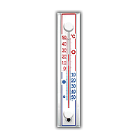 Термометр віконний на липучках. 1 з різними принтами