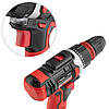 Дриль-шуруповерт акумуляторна Li-Ion 18, 0-400/0-1500 об/хв, 2x2.0 Ач, знімний патрон INTERTOOL WT-0317 ПЕРЕДПЛАТА, фото 7