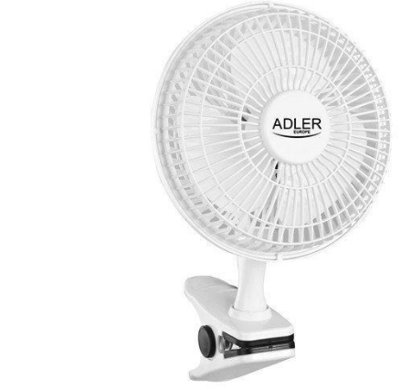 Настільний вентилятор Adler AD 7317 з кліпсою + основа 15 см, фото 1