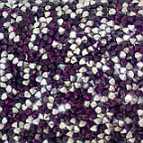 Чехол для наушников AirPods 1/2 со стразами сріблясто-фіолетовий, фото 4