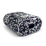 Чехол для наушников AirPods 1/2 со стразами сріблясто-фіолетовий, фото 3