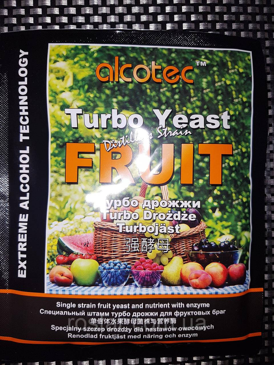 Дріжджі Alcotec TURBO FRUIT(60г)