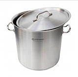 Каструля з неіржавкої сталі 15 літрів Edenberg EB-3772 Посуд для індукційної плити, фото 8