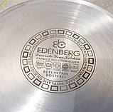 Каструля з неіржавкої сталі 15 літрів Edenberg EB-3772 Посуд для індукційної плити, фото 9