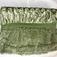 Плед норка Євро ALBO 200х230 см Зелене (P-A10), фото 4