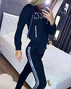 Жіночий брендовий модный турецький спортивний костюм з двунитки