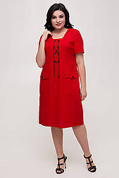 Сукня Аркадія червоний 50 (100554)