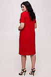 Сукня Аркадія червоний 50 (100554), фото 3