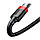 Кабель MicroUSB Baseus 2.4A 1м Red+Black, фото 4