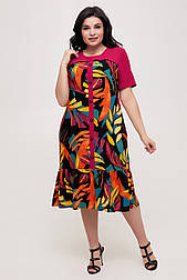 Сукня Селін малина 52 (100559)