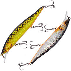Воблер Jackall RV-Minnow 110SP 110mm 16.3g HL Gold and Silver Black