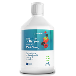 Морський колаген рідкий Sporter Marine Collagen peptide 200,000 мг 500 мл ( смак ягоди )