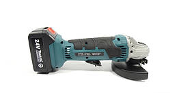 Акумуляторна болгарка (вуглецева шліфмашина) Makita DGA504 ZL (24V, Ø125 мм) у Кейсі
