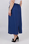 Юбка Алфея синий 50 (100536), фото 3