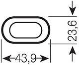 Лампа люмінесцентна компактна 55W 101V 4320lm 3000K 2G11 538x17.5mm U-подібна [4050300298917] OSRAM DULUX L, фото 2