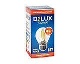 Світлодіодна лампа DELUX BL50Р 4 Вт 4000K 220В E27 filament, фото 2