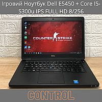 Игровой Ноутбук Dell E5450 + Core I5-5300u IPS FULL HD 8/256