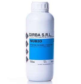 Фарба для запаювання зрізу шкіри GIRBA NUBIO колір Чорний глянець 1л.