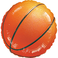 Фольгированный шарик Anagram 18"(45 см) Круг Баскетбольный мяч