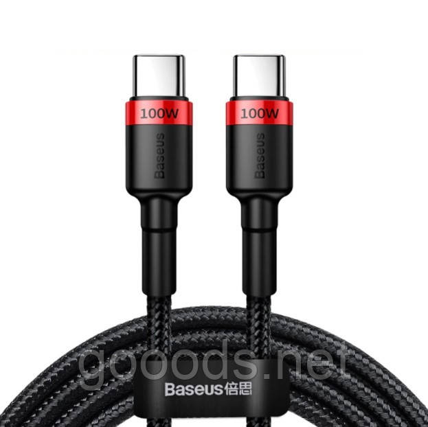 Кабель Baseus 100 Вт Type C Type C для швидкої зарядки