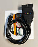 USB K-Line адаптер (GM12) FTDI професійний, підтримка Двигуна, ABS, Airbag., фото 3